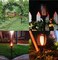 Solar Outdoor LED Landscape Flame Torch Garden Yard Pathway Decor Candle Light